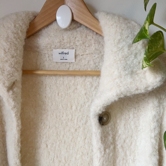 Aritzia Wilfred Oversized Alpaca Cardigan - Picture 2 of 3